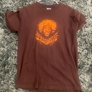 Brown jimmy Hendrix vintage shirt